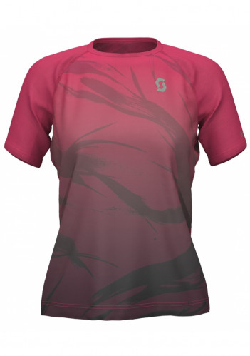 Koszulka kolarska damska Scott SCO Shirt W's Kinabalu Run az pk/iro bk